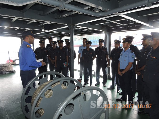 The Course Visit of No 54 JC&SC