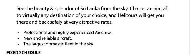 Helitours
Schedule / Rates