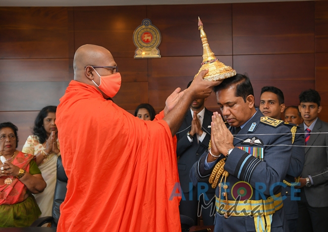 Air Marshal Sudarshana Pathirana Assumes Duties as the 18th Commander of the Sri Lanka Air Force