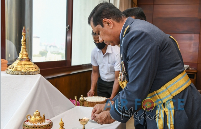 Air Marshal Sudarshana Pathirana Assumes Duties as the 18th Commander of the Sri Lanka Air Force