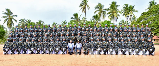 4th Contingent UN Peace Keeping Mission in South Sudan (UNMISS) Passes Out at SLAF Base Katunayake