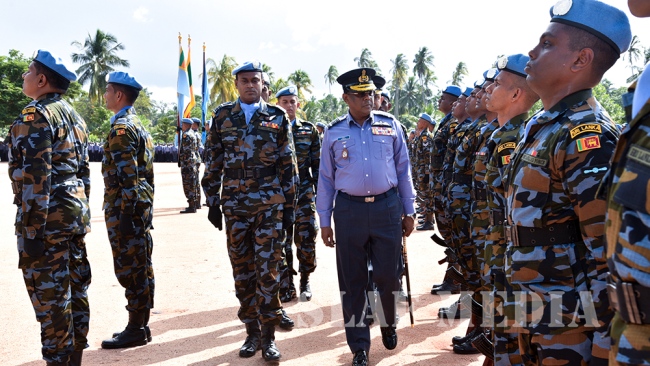 4th Contingent UN Peace Keeping Mission in South Sudan (UNMISS) Passes Out at SLAF Base Katunayake