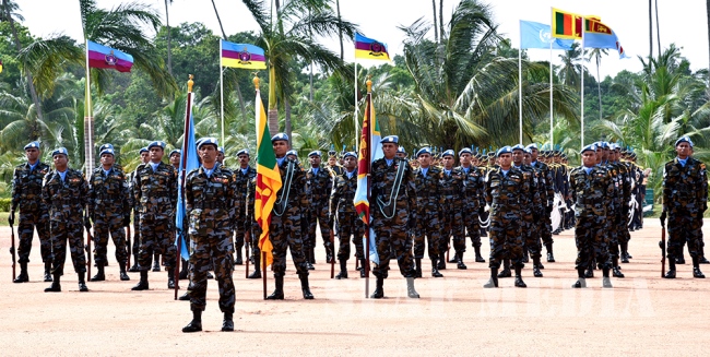 4th Contingent UN Peace Keeping Mission in South Sudan (UNMISS) Passes Out at SLAF Base Katunayake