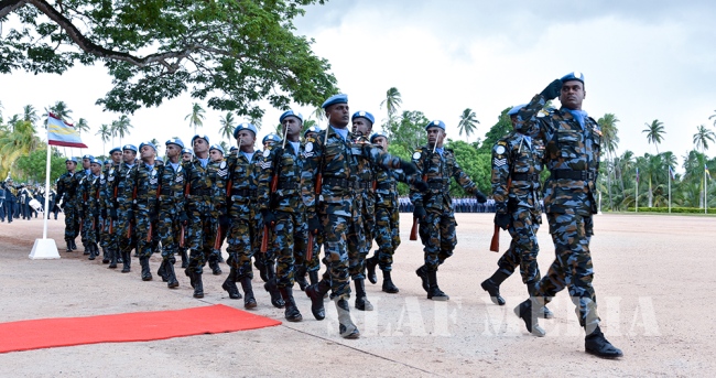 4th Contingent UN Peace Keeping Mission in South Sudan (UNMISS) Passes Out at SLAF Base Katunayake