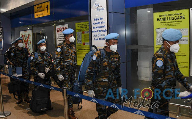 6th Aviation Contingent depart for Central African Republic (MINUSCA)