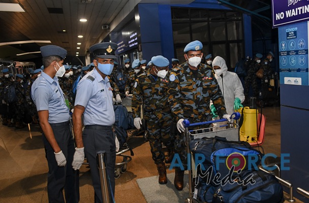 6th Aviation Contingent depart for Central African Republic (MINUSCA)