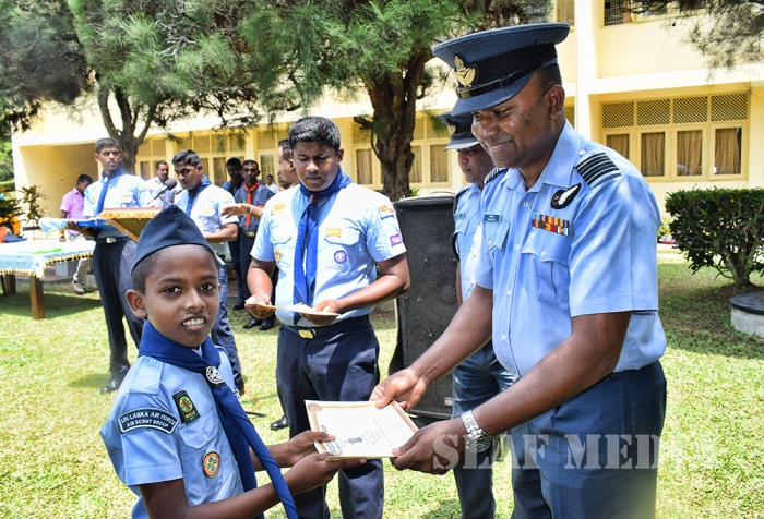 Junior Air Scout Initial Membership Badge Investiture Ceremony