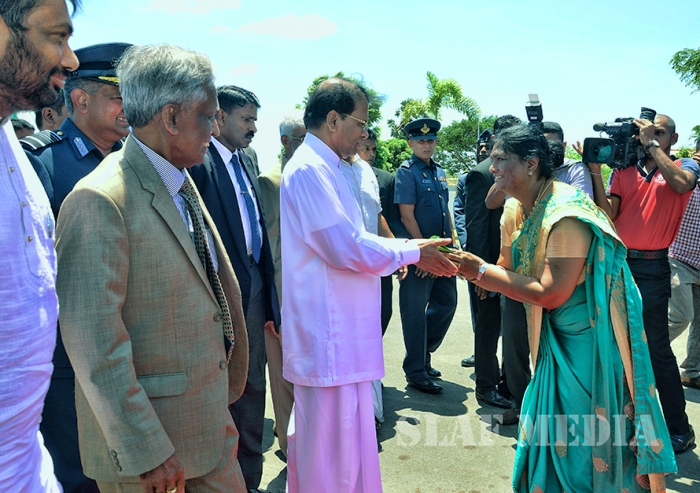 President Maithripala Sirisena Inaugurates Renovated Batticaloa Airport