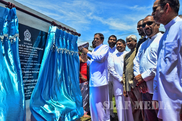 President Maithripala Sirisena Inaugurates Renovated Batticaloa Airport
