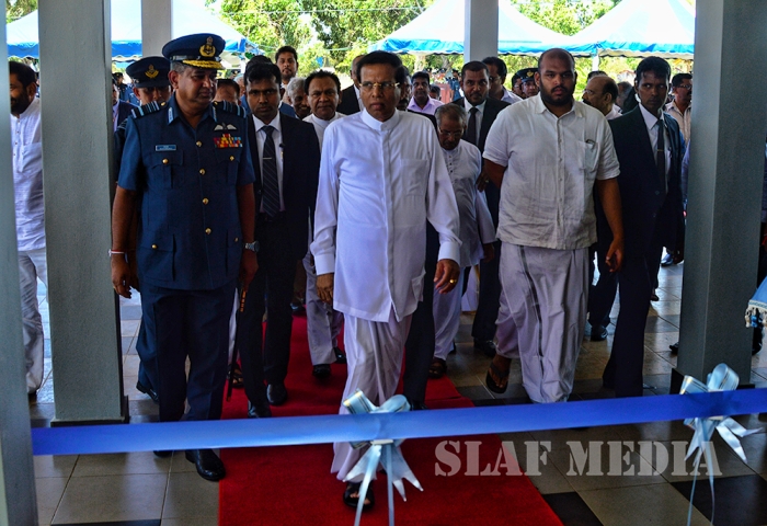President Maithripala Sirisena Inaugurates Renovated Batticaloa Airport