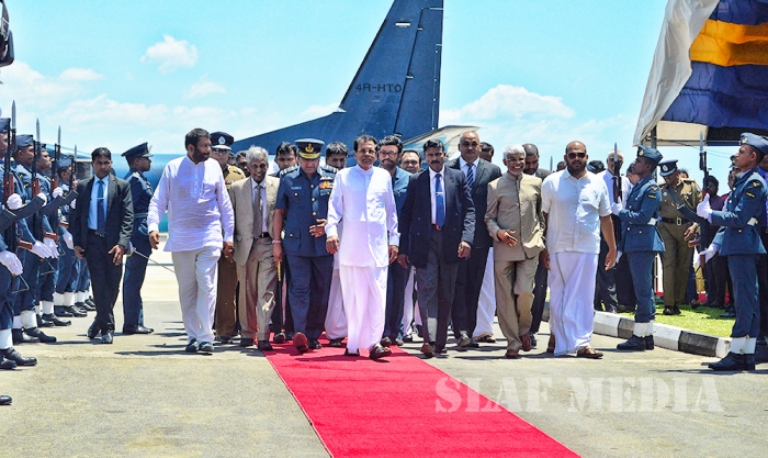President Maithripala Sirisena Inaugurates Renovated Batticaloa Airport