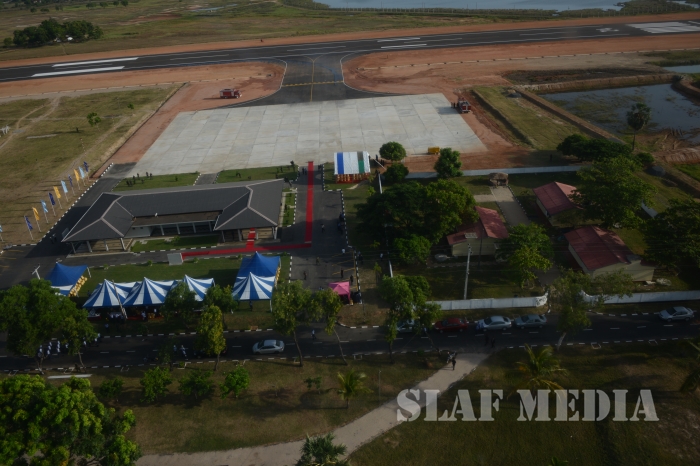 HE the President Maithripala Sirisena Inaugurates Renovated Batticaloa Airport
