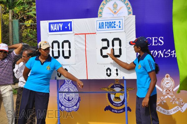SLAF emerged victorious at the Defence Services Beach Volleyball Championship 2012