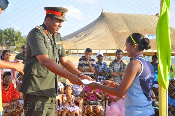 SLAF emerged victorious at the Defence Services Beach Volleyball Championship 2012