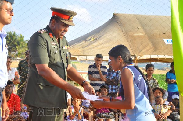 SLAF emerged victorious at the Defence Services Beach Volleyball Championship 2012
