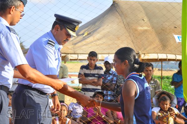 SLAF emerged victorious at the Defence Services Beach Volleyball Championship 2012