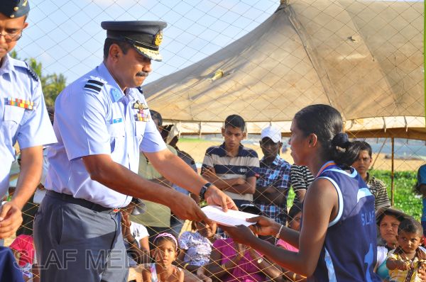 SLAF emerged victorious at the Defence Services Beach Volleyball Championship 2012
