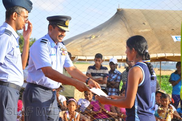 SLAF emerged victorious at the Defence Services Beach Volleyball Championship 2012