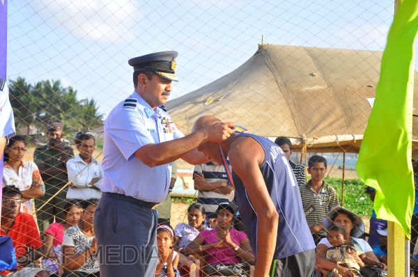SLAF emerged victorious at the Defence Services Beach Volleyball Championship 2012