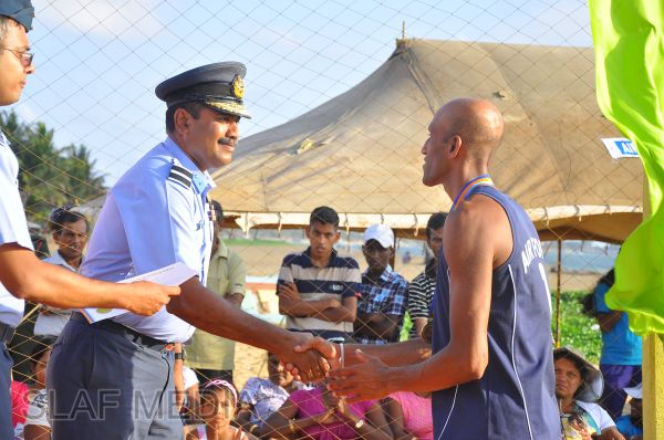 SLAF emerged victorious at the Defence Services Beach Volleyball Championship 2012