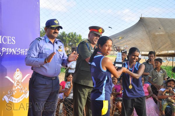SLAF emerged victorious at the Defence Services Beach Volleyball Championship 2012