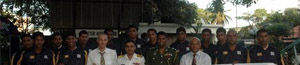 Defence Services Volleyball team left for Germany