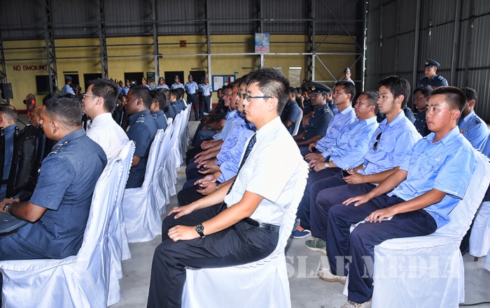 Two F-7 Aircraft Accepted after Overhaul at the SLAF Overhaul Facility