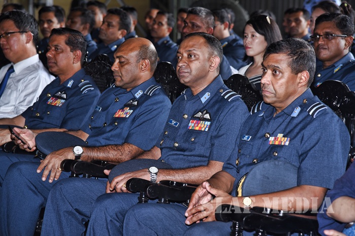 Two F-7 Aircraft Accepted after Overhaul at the SLAF Overhaul Facility
