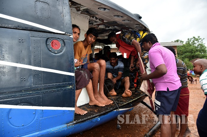 SLAF Assists flood-affected countrymen