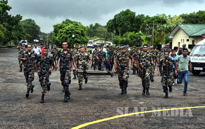 SLAF Assists flood-affected countrymen