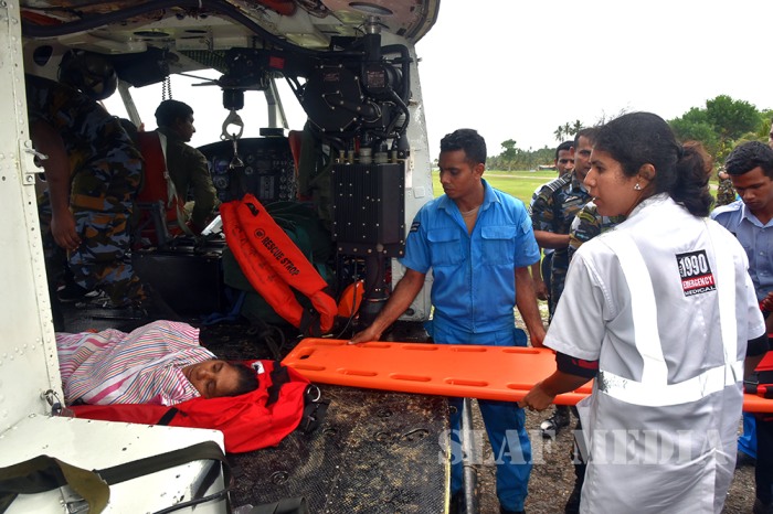 SLAF Assists flood-affected countrymen