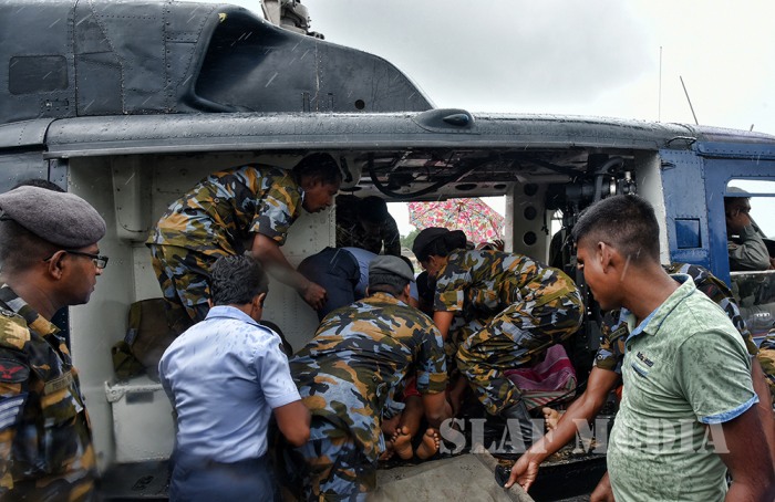 SLAF Assists flood-affected countrymen