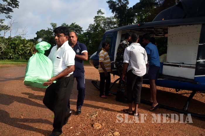 SLAF Assists flood-affected countrymen