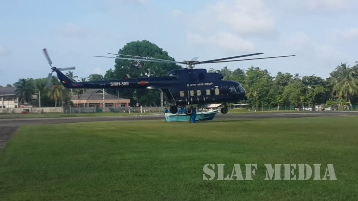 SLAF Assists flood-affected countrymen