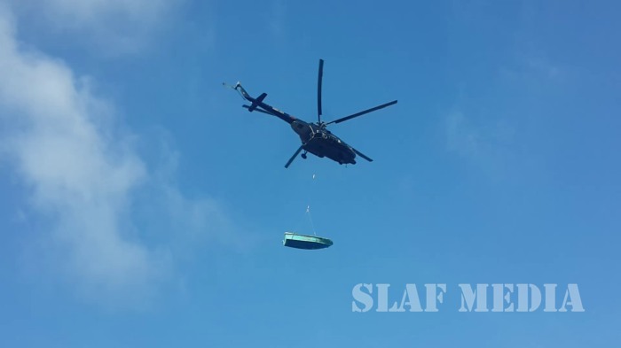 SLAF Assists flood-affected countrymen