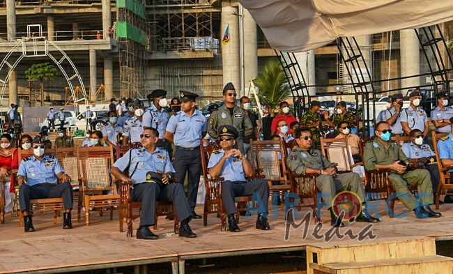 SLAF TOGETHER WITH THE INDIAN AIR FORCE GEAR UP FOR CELEBRATORY AIR SHOW AT GALLE FACE GREEN