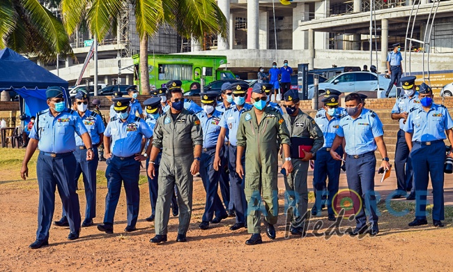 SLAF TOGETHER WITH THE INDIAN AIR FORCE GEAR UP FOR CELEBRATORY AIR SHOW AT GALLE FACE GREEN