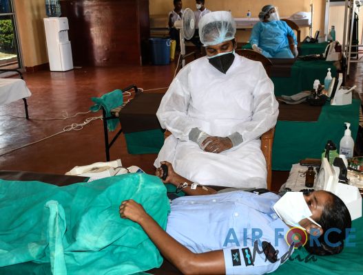 SLAF BASE
HINGURAKGODA CONDUCTS BLOOD DONATION CAMPAIGN