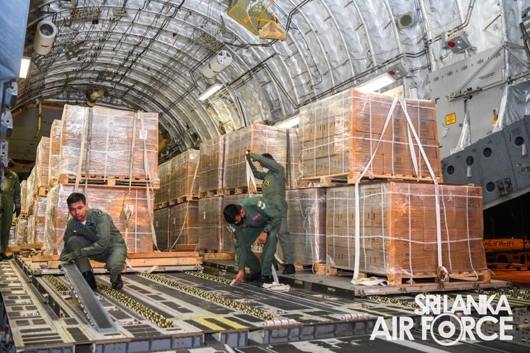 INDIAN AIR FORCE DELIVERS NANO NITROGEN FERTILIZER CONSIGNMENT TO SRI LANKA