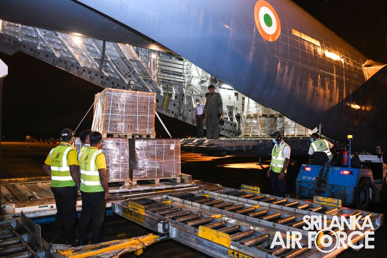 INDIAN AIR FORCE DELIVERS NANO NITROGEN FERTILIZER CONSIGNMENT TO SRI LANKA
