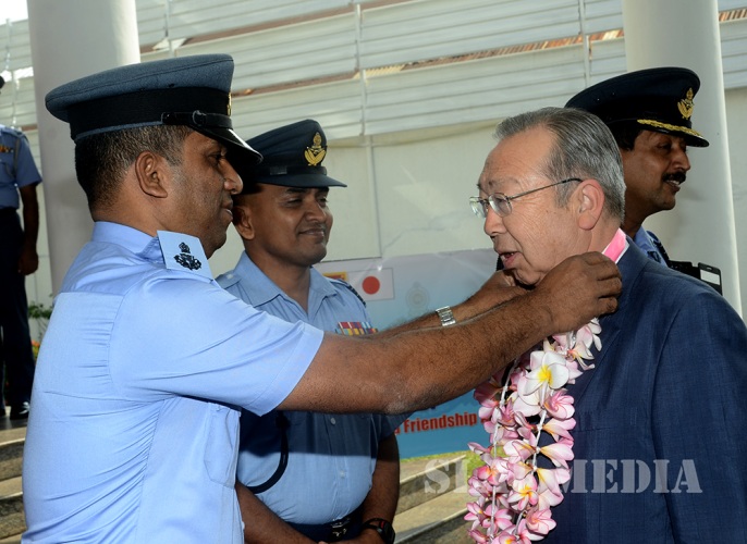 Japan Donates a Fire Engine to SLAF