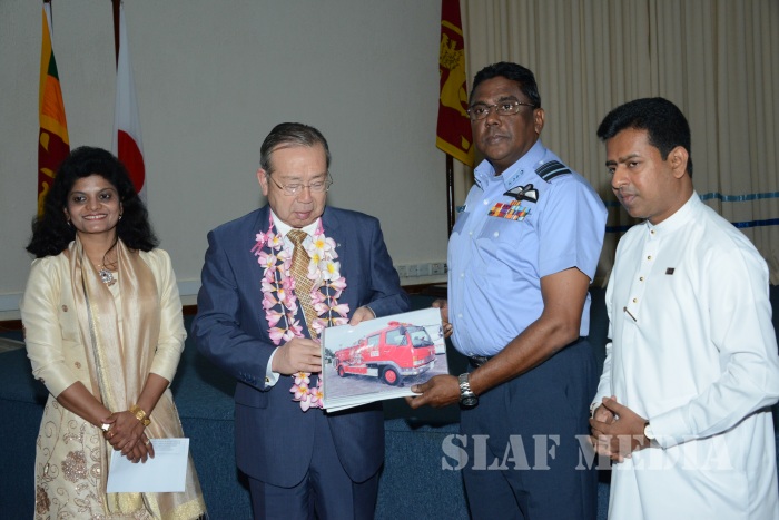 Japan Donates a Fire Engine to SLAF