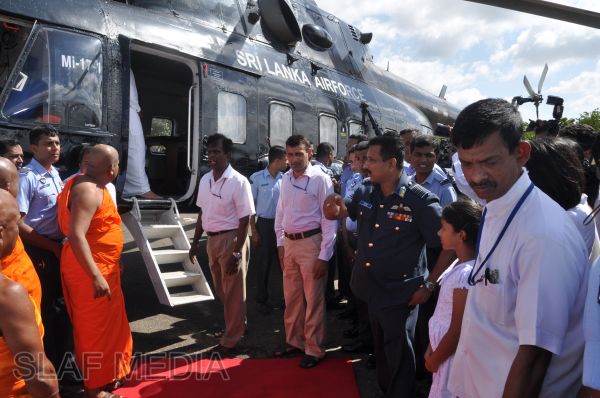 Sri Lanka Air Force Facilitates Air Transport for Kapilavastu
Relics