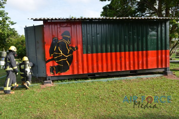 FIRE
SCHOOL & FIRE TENDER MAINTENANCE SQUADRON CELEBRATES 5TH
ANNIVERSRY