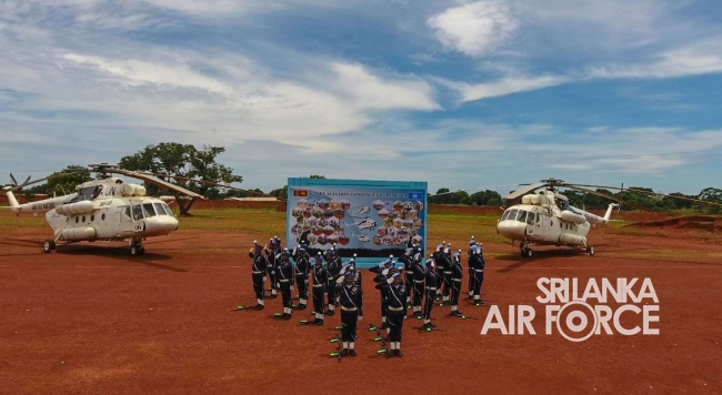 MEDAL AWARDING CEREMONY OF 6TH SRI LANKAN AVIATION CONTINGENT IN CENTRAL AFRICA