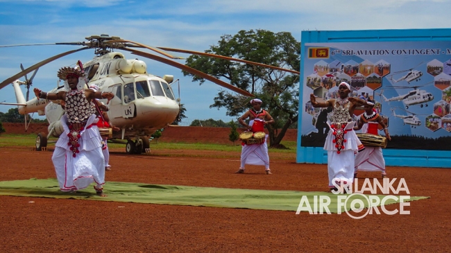MEDAL AWARDING CEREMONY OF 6TH SRI LANKAN AVIATION CONTINGENT IN CENTRAL AFRICA