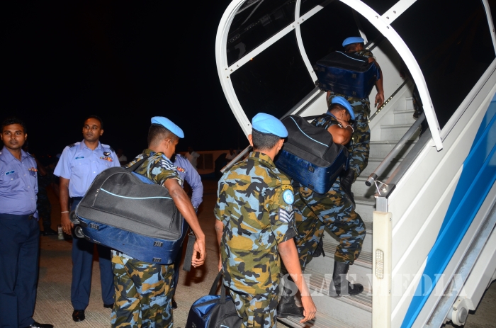 Replacement
Personnel for UNPK HELI-DEPLOYMENT (MINUSCA) to Central Africa
Departured Country