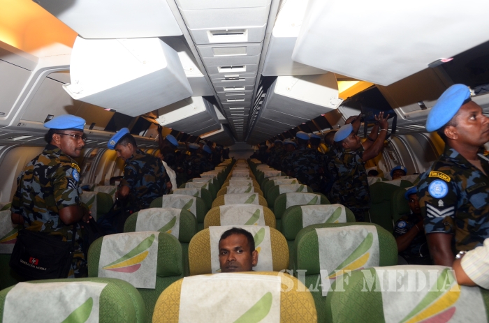 Replacement
Personnel for UNPK HELI-DEPLOYMENT (MINUSCA) to Central Africa
Departured Country