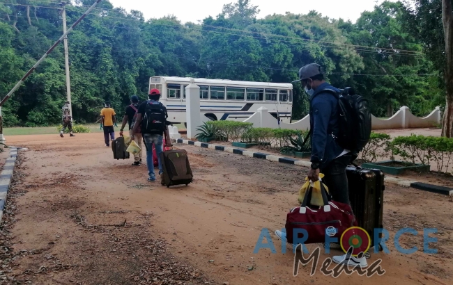 21 Civilians Quarantined at SLAF Quarantine Centre Mullaitivu Released