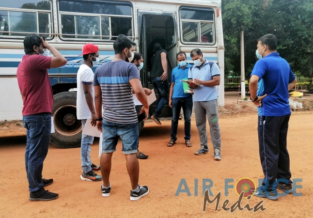 21 Civilians Quarantined at SLAF Quarantine Centre Mullaitivu Released